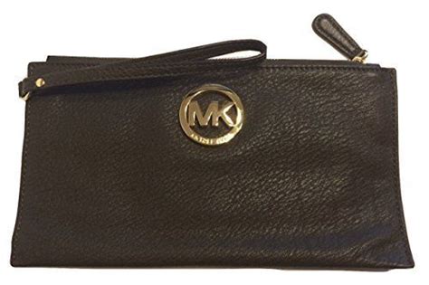 michael kors fulton lg zip clutch leather|Michael Kors fulton bag.